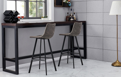 Стул барный CQ-8307A-6 серый 2089. Фото