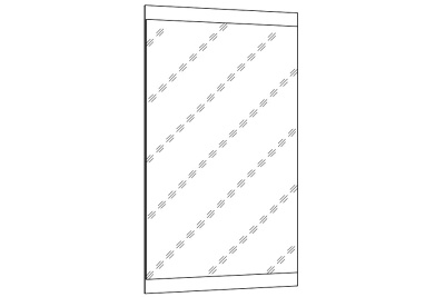 Зеркало НМ 011.91 Ясень Анкор темный фото Зеркало НМ 011.91 Ясень Анкор темный. Фото