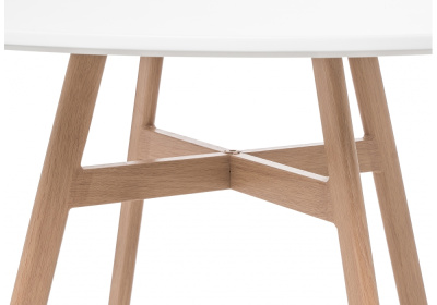 Стол Skandi 90 белый фото Стол Skandi 90 белый. Фото №4