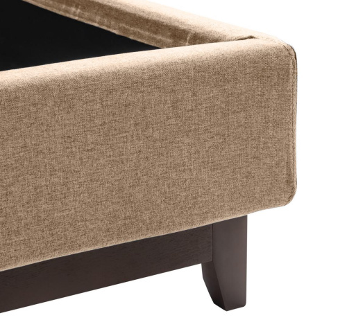 Кровать с ортопедическим основанием 1.6 Сканди Лайт Бежевый. Фото №6