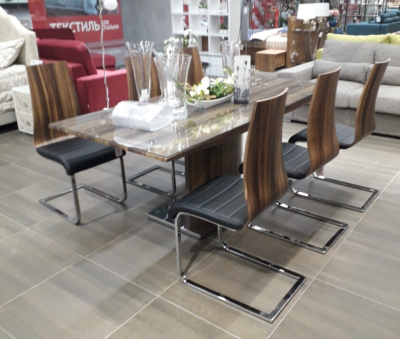 Обеденный стол DUPEN DT-02 орех. Фото