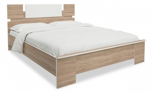 Оливия СТЛ.109.08 Кровать Дуб сонома/Белый фото Оливия СТЛ.109.08 Кровать Дуб сонома/Белый. Фото №1