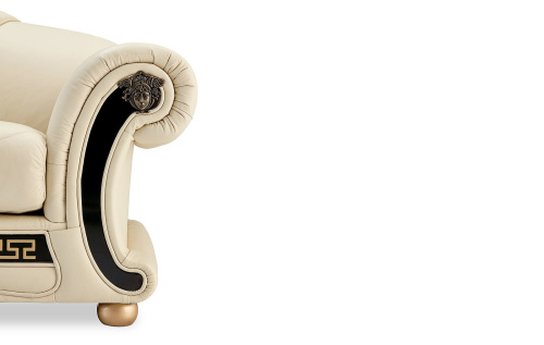 Диван Versace 3-х местный белый. Фото №12