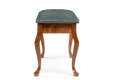 Банкетка Хиль орех / зеленая. Фото №3