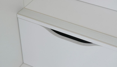 Накладка для кровати Polini Kids City, белый. Фото