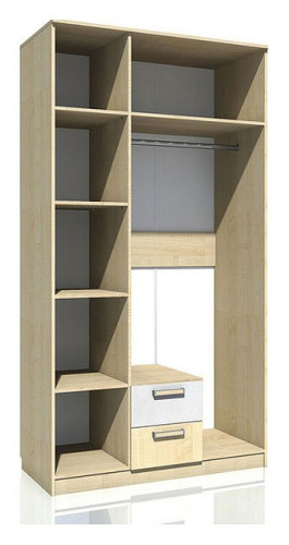 (Сильва) НМ 013.08-01 М Шкаф комбинированный Фанк. Фото №2