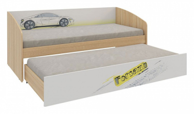 Кровать, Форсаж Софа дуб сонома/белый. Фото