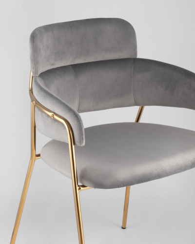 Стул Полин светло-серый. Фото №9