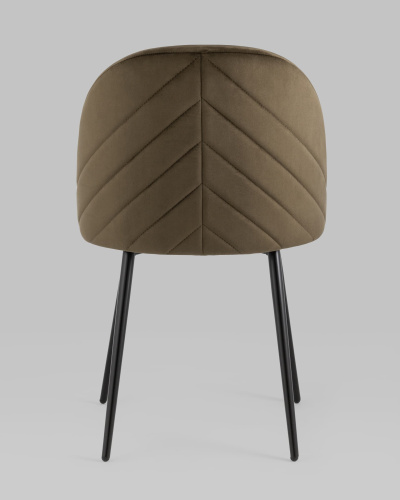 Стул Фолио велюр коричневый. Фото №6