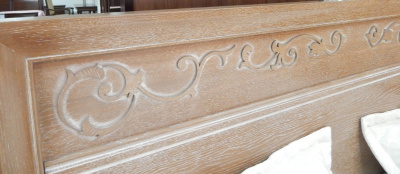 Кровать Соната с декором ММ-283-02/18Б фото Кровать Соната с декором ММ-283-02/18Б. Фото