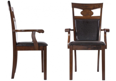 Стул деревянный Кресло Luiza dirty oak / dark brown фото Стул деревянный Кресло Luiza dirty oak / dark brown. Фото №2