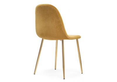 Стул Lilu 1 yellow / gold фото Стул Lilu 1 yellow / gold. Фото №4