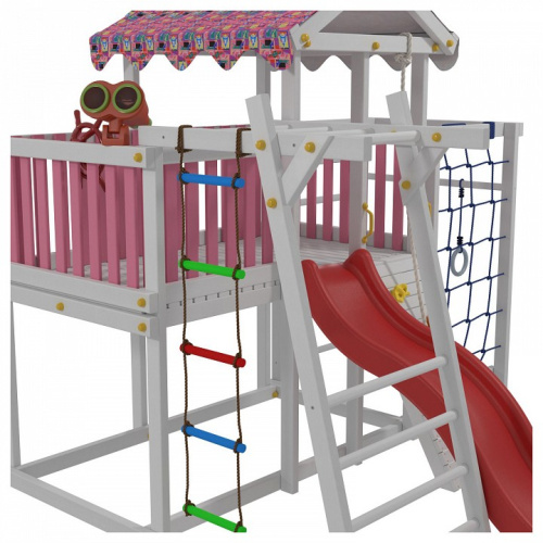 Комплекс игровой ДК2Р, розовый, серый. Фото №6