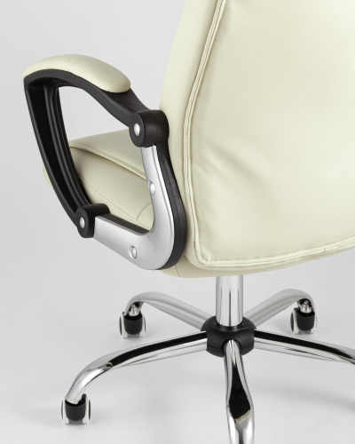 Кресло руководителя TopChairs Tower бежевое. Фото №8