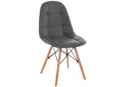 Стул деревянный Kvadro серый фото Стул деревянный Kvadro серый. Фото №2