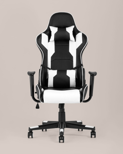 Кресло игровое TopChairs Diablo белое. Фото №5