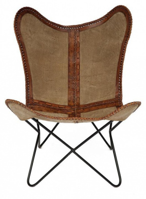 Кресло Secret De Maison NEWTON ( mod. M-4201 ) металл/кожа буйвола/ткань, 68 х70 х 93, коричневый, ткань: винтаж (поставляется по 5 шт) фото Кресло Secret De Maison NEWTON ( mod. M-4201 ) металл/кожа буйвола/ткань, 68 х70 х 93, коричневый, ткань: винтаж (поставляется по 5 шт). Фото №2