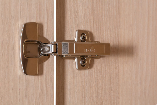 Шкаф двухстворчатый с зеркалами Сканди Жемчужно-белый. Фото №10