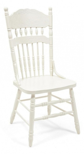 Стул Stamford -S- (828-S) дерево, 52*45*106, ivory white (поставляется по 5 шт). Фото №1