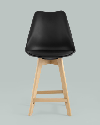 Стул полубарный FRANKFURT черный фото Стул полубарный FRANKFURT черный. Фото №5