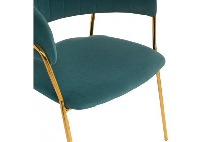 Стул Kamelia green / gold фото Стул Kamelia green / gold. Фото №5