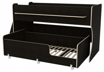 Кровать двухъярусная Р444 Капризун 7, древесина коричневая светлая дуб фото Кровать двухъярусная Р444 Капризун 7, древесина коричневая светлая дуб. Фото №3