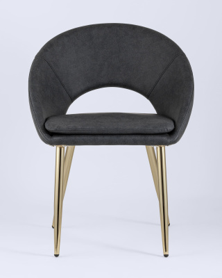 Стул Кензи экокожа темно-серый фото Стул Кензи экокожа темно-серый. Фото №5