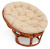 Кресло из ротанга Papasan 23/01 + Подушка Cognac фото Кресло из ротанга Papasan 23/01 + Подушка Cognac. Фото №2