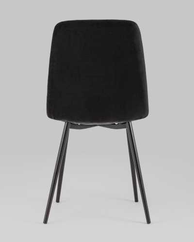 Стул Oliver велюр черный. Фото №6