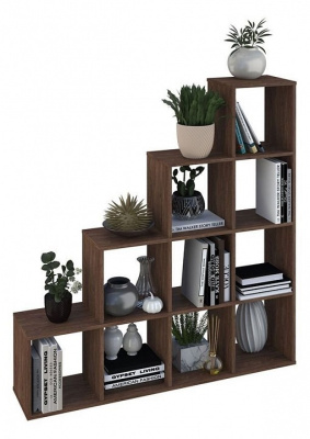 Стеллаж Polini Home Smart, коричневый. Фото №4