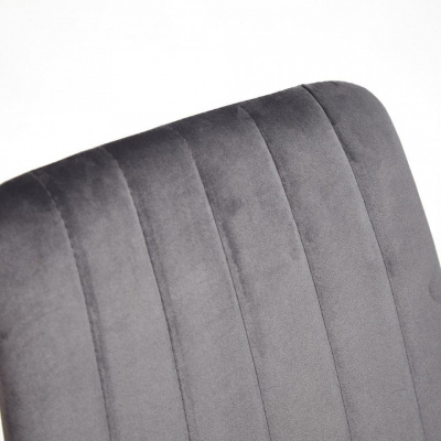 Стул  DUBLIN (mod. 7066) металл,ткань, 45 х 56 х 88 х 51 см, серый вельвет/бук, G062-40 (поставляется по 4 шт). Фото №2