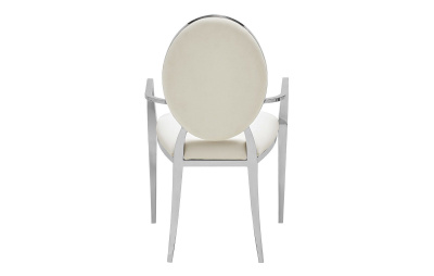 Стул Y110B бежевый бархат. Фото