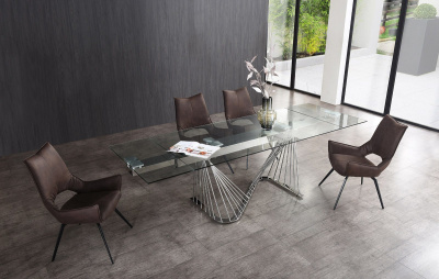 Стул DC1241 коричневый/черный фото Стул DC1241 коричневый/черный. Фото №4