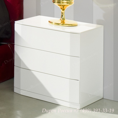 Тумба прикроватная DUPEN M-112 белая. Фото