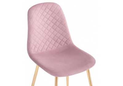 Стул Dabl light purple/ gold. Фото