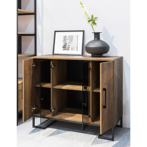 Тумба под оргтехнику Loft Дуб Табак. Фото №12