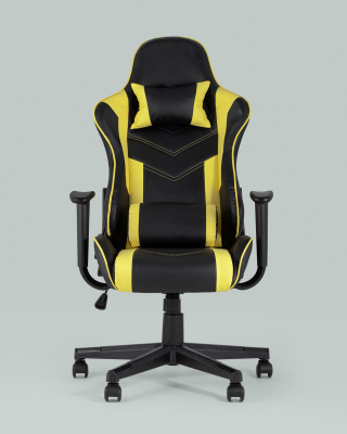 Кресло игровое TopChairs Impala желтое фото Кресло игровое TopChairs Impala желтое. Фото №5
