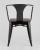 Стул TOLIX ARM WOOD с подлокотниками черный. Фото №7