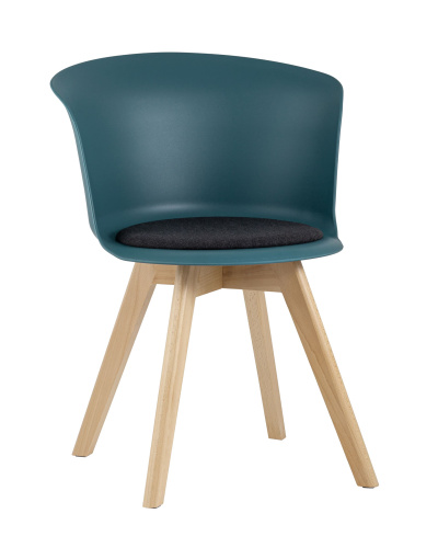 Стул Blossom с подушкой темно-бирюзовый. Фото №2