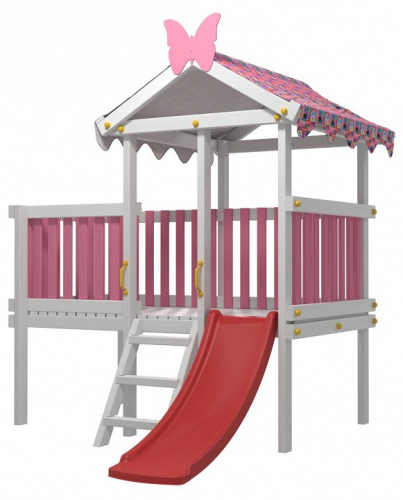 Комплекс игровой ДК6Р, розовый, серый. Фото №7